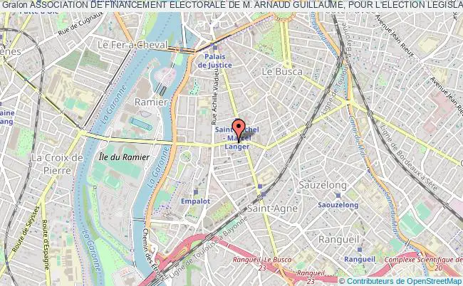 plan association Association De Financement Electorale De M. Arnaud Guillaume, Pour L'election Legislative 2017 Circonscription 82-01 Toulouse