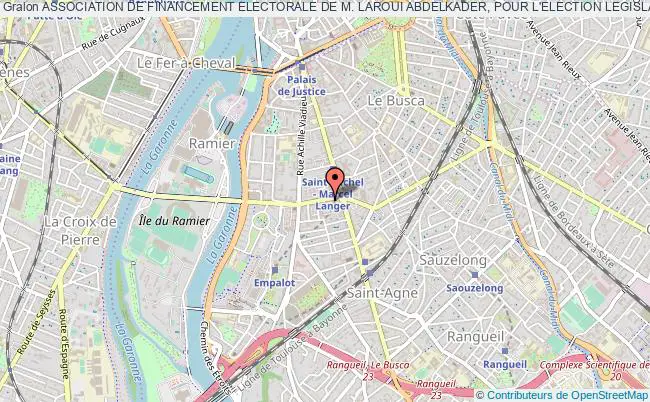 plan association Association De Financement Electorale De M. Laroui Abdelkader, Pour L'election Legislative 2017 Circonscription 31-04 Toulouse