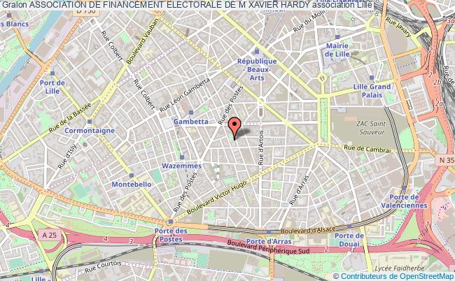 plan association Association De Financement Electorale De M Xavier Hardy Lille