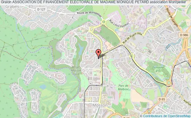 ASSOCIATION DE FINANCEMENT ELECTORALE DE MADAME MONIQUE PETARD