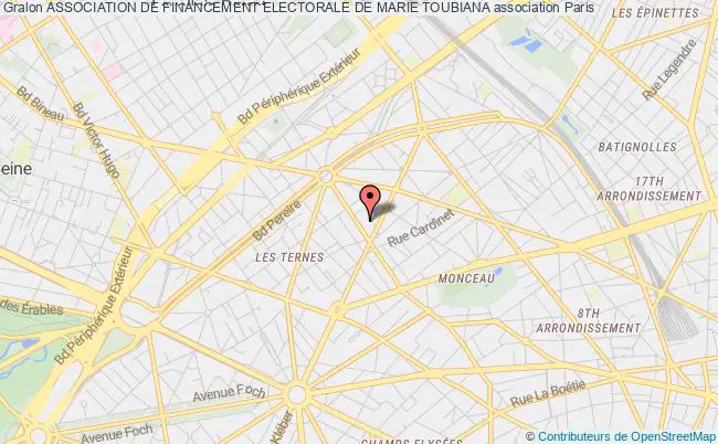 plan association Association De Financement Electorale De Marie Toubiana Paris