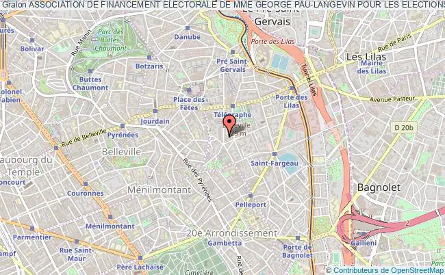 plan association Association De Financement Electorale De Mme George Pau-langevin Pour Les Elections Legislatives 2017 Paris