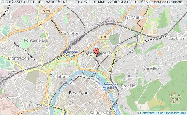 plan association Association De Financement Electorale De Mme Marie-claire Thomas Besançon