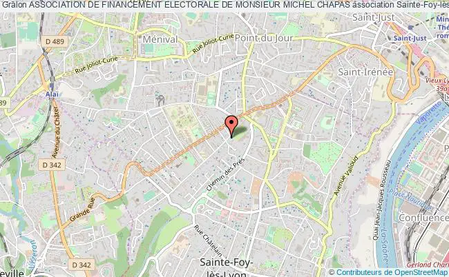 plan association Association De Financement Electorale De Monsieur Michel Chapas Sainte-Foy-lès-Lyon
