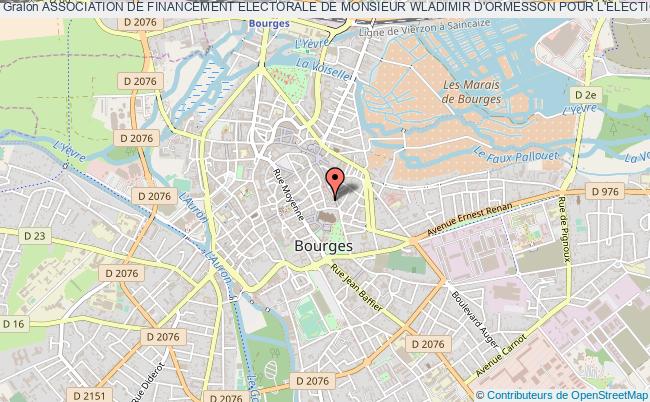 plan association Association De Financement Electorale De Monsieur Wladimir D'ormesson Pour L'election Legislative Des 11 Et 18 Juin 2017 Bourges