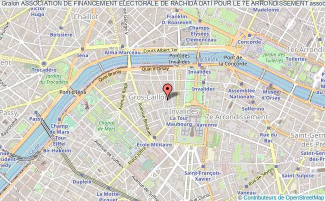 plan association Association De Financement Electorale De Rachida Dati Pour Le 7e Arrondissement Paris