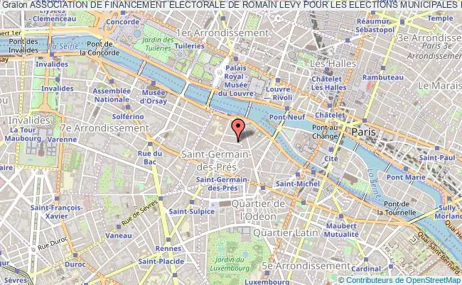 plan association Association De Financement Electorale De Romain Levy Pour Les Elections Municipales Des 23 Et 30 Mars 2014 - Afrl Paris