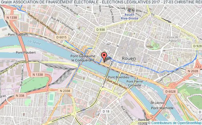 plan association Association De Financement Électorale - Élections LÉgislatives 2017 - 27-03 Christine RÉgentÊte Rouen