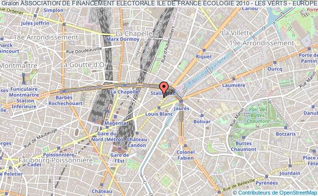 plan association Association De Financement Electorale Ile De France Ecologie 2010 - Les Verts - Europe Ecologie Paris