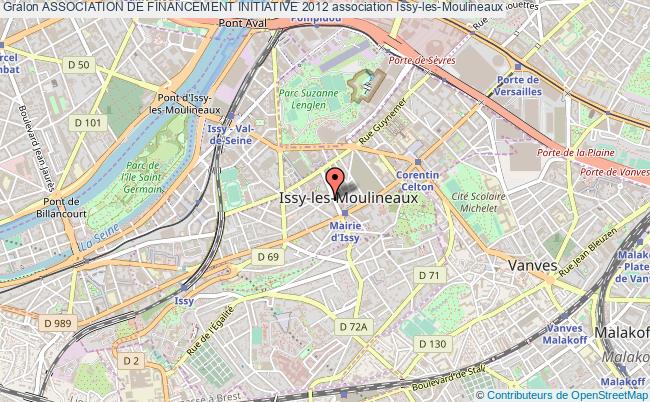 plan association Association De Financement Initiative 2012 Issy-les-Moulineaux