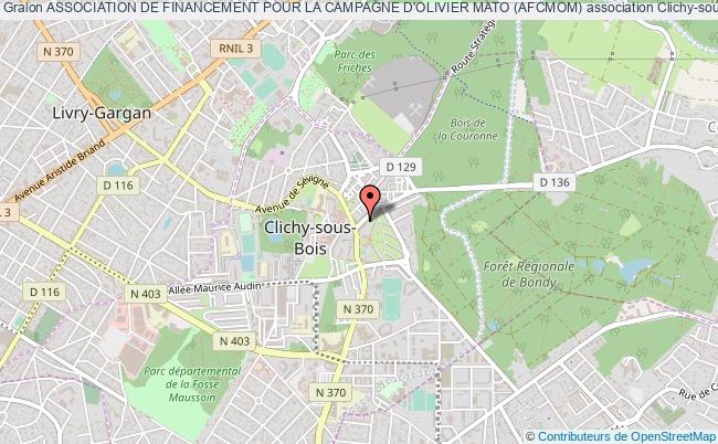 plan association Association De Financement Pour La Campagne D'olivier Mato (afcmom) Clichy-sous-Bois