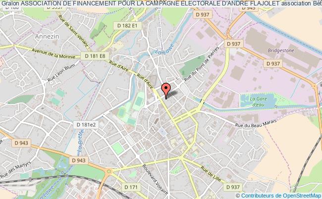 ASSOCIATION DE FINANCEMENT POUR LA CAMPAGNE ELECTORALE D'ANDRE FLAJOLET