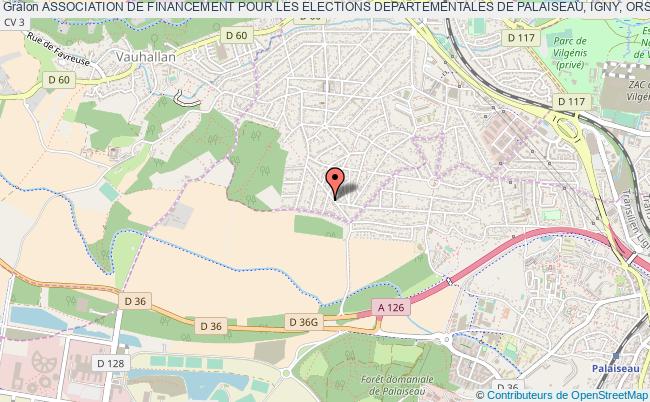 plan association Association De Financement Pour Les Elections Departementales De Palaiseau, Igny, Orsay Igny
