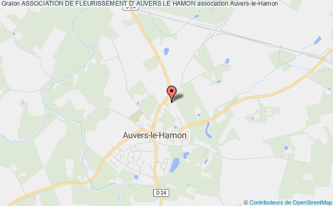 plan association Association De Fleurissement D' Auvers Le Hamon Auvers-le-Hamon