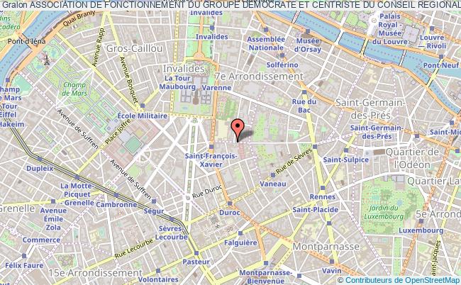 ASSOCIATION DE FONCTIONNEMENT DU GROUPE DEMOCRATE ET CENTRISTE DU CONSEIL REGIONAL ILE DE FRANCE