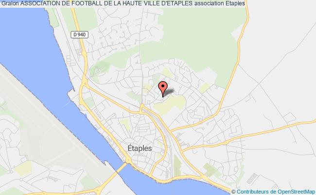 plan association Association De Football De La Haute Ville D'etaples Étaples