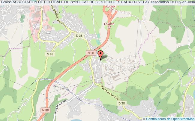 plan association Association De Football Du Syndicat De Gestion Des Eaux Du Velay Le Puy-en-Velay