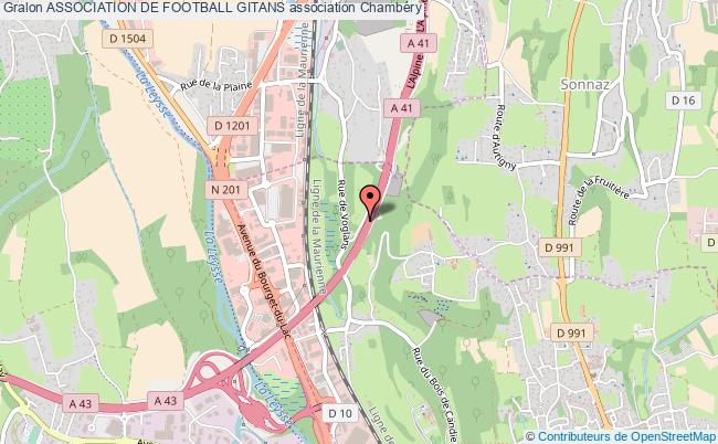 plan association Association De Football Gitans Chambéry