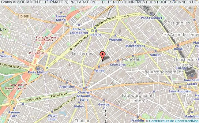 plan association Association De Formation, Preparation Et De Perfectionnement Des Professionnels De Sante (af3ps) Paris