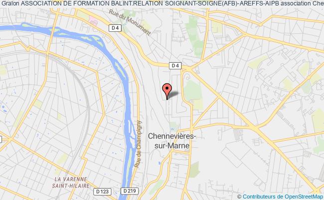 plan association Association De Formation Balint.relation Soignant-soigne(afb)-areffs-aipb Chennevières-sur-Marne