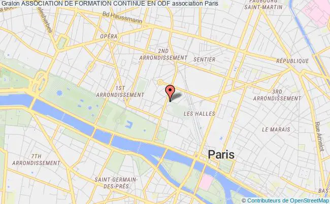 plan association Association De Formation Continue En Odf PARIS