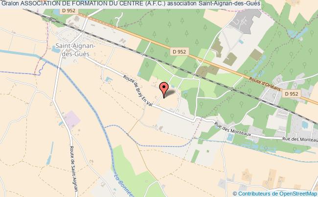 plan association Association De Formation Du Centre (a.f.c.) Saint-Aignan-des-Gués