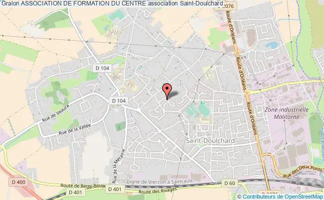 plan association Association De Formation Du Centre Saint-Doulchard