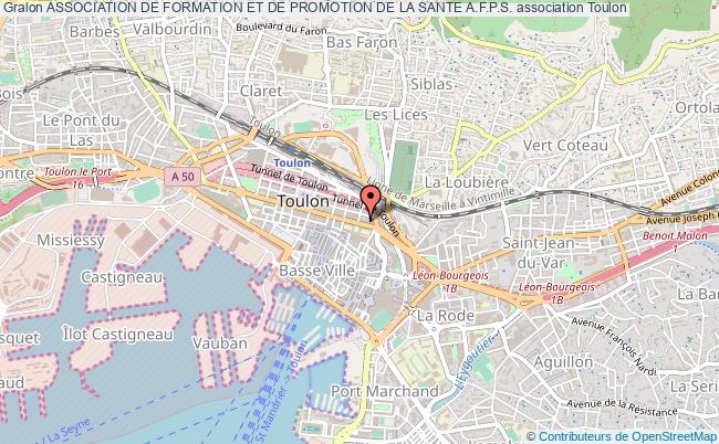 plan association Association De Formation Et De Promotion De La Sante A.f.p.s. Toulon