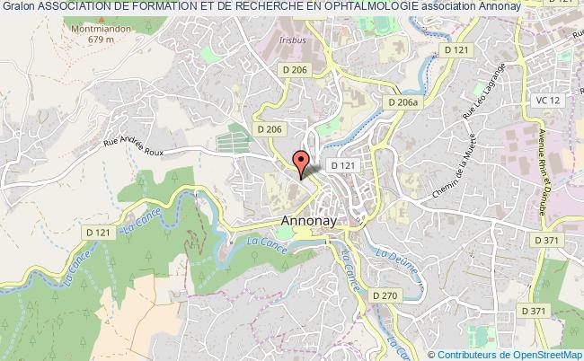 plan association Association De Formation Et De Recherche En Ophtalmologie Annonay
