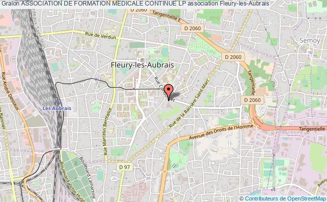 plan association Association De Formation Medicale Continue Lp Fleury-les-Aubrais