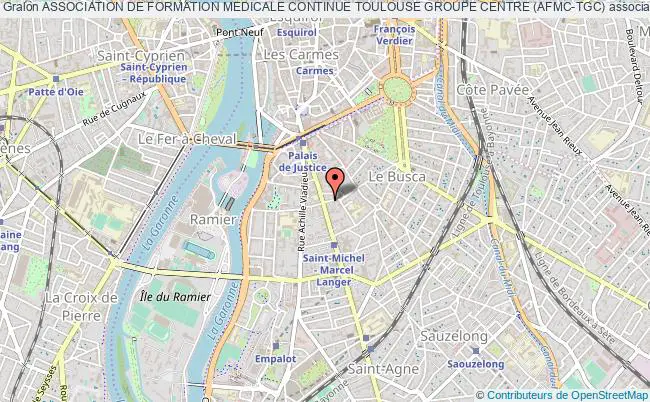plan association Association De Formation Medicale Continue Toulouse Groupe Centre (afmc-tgc) Toulouse