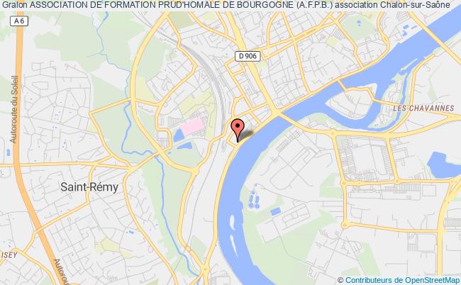 plan association Association De Formation Prud'homale De Bourgogne (a.f.p.b.) Chalon-sur-Saône