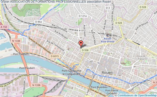 plan association Association De Formations Professionnelles Rouen