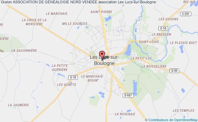 plan association Association De GÉnÉalogie Nord VendÉe Lucs-sur-Boulogne