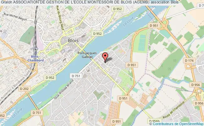 plan association Association De Gestion De L'ecole Montessori De Blois (agemb) Blois