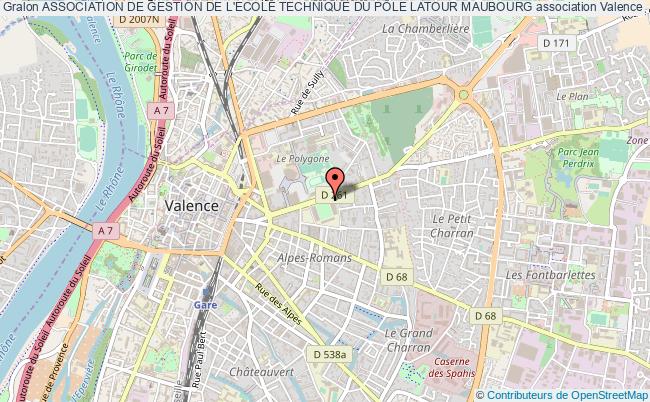 plan association Association De Gestion De L'ecole Technique Du PÔle Latour Maubourg Valence