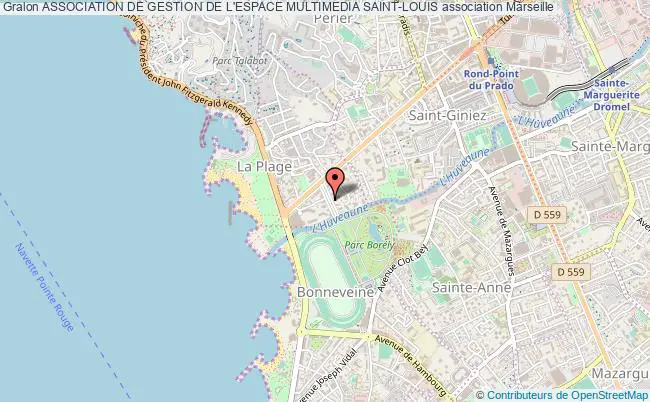 plan association Association De Gestion De L'espace Multimedia Saint-louis Marseille 15e