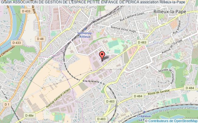 plan association Association De Gestion De L'espace Petite Enfance De Perica Rillieux-la-Pape