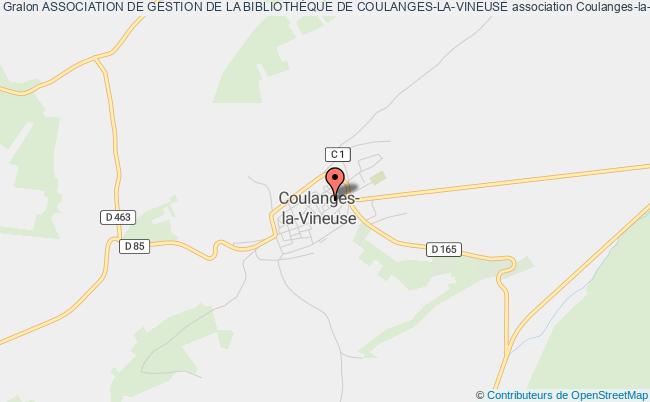 plan association Association De Gestion De La BibliothÈque De Coulanges-la-vineuse Coulanges-la-Vineuse