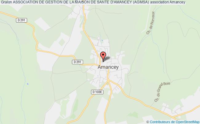 plan association Association De Gestion De La Maison De Sante D'amancey (agmsa) Amancey