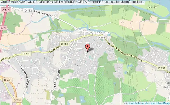 plan association Association De Gestion De La Residence La Perriere les Garennes-sur-Loire