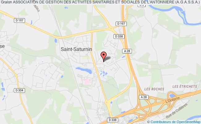 plan association Association De Gestion Des Activites Sanitaires Et Sociales De L'antonniere (a.g.a.s.s.a.) Saint-Saturnin