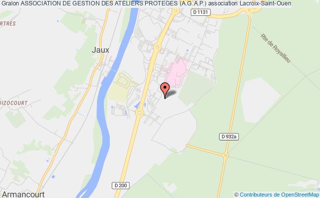 plan association Association De Gestion Des Ateliers Proteges (a.g.a.p.) Lacroix-Saint-Ouen