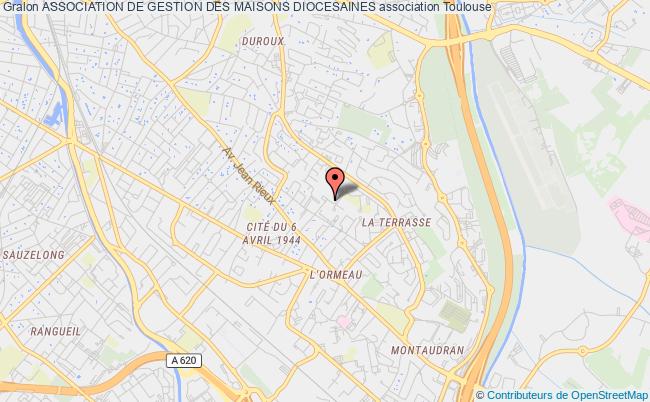 plan association Association De Gestion Des Maisons Diocesaines Toulouse