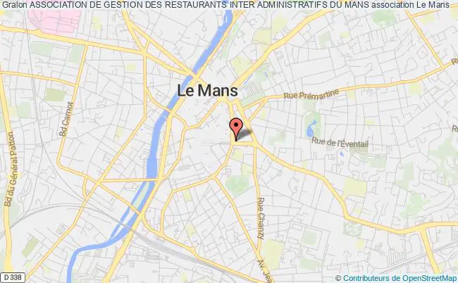 plan association Association De Gestion Des Restaurants Inter Administratifs Du Mans Le    Mans