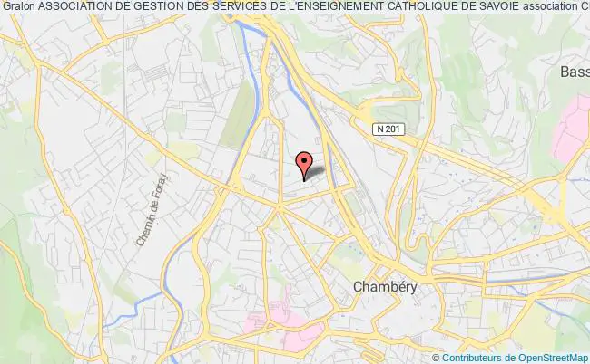 plan association Association De Gestion Des Services De L'enseignement Catholique De Savoie Chambéry