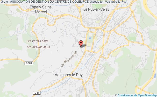 plan association Association De Gestion Du Centre De Colempce Vals-près-le-Puy
