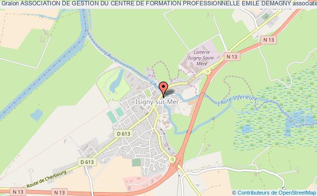 plan association Association De Gestion Du Centre De Formation Professionnelle Emile Demagny Isigny-sur-Mer