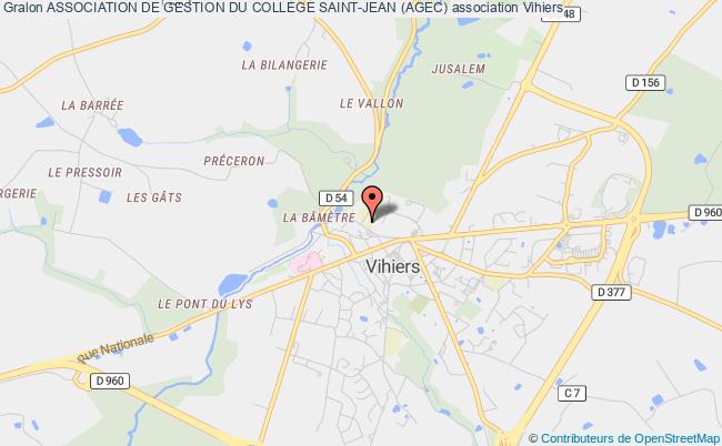 plan association Association De Gestion Du College Saint-jean (agec) Lys-Haut-Layon