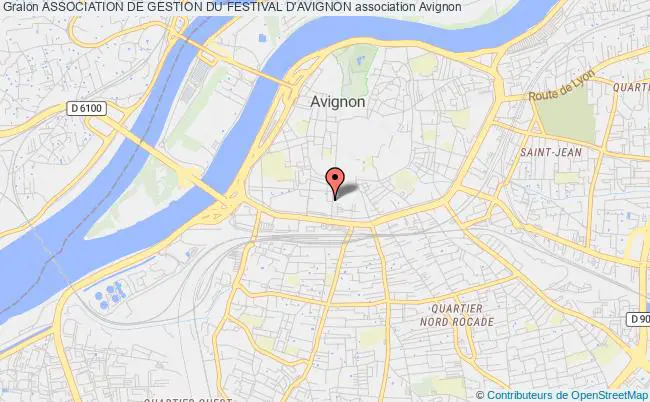 plan association Association De Gestion Du Festival D'avignon Avignon
